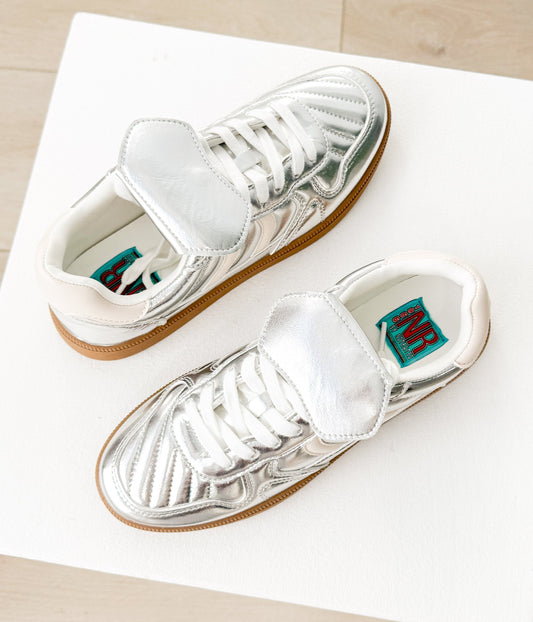 Milan Not Rated Metallic Sneaker in Silver