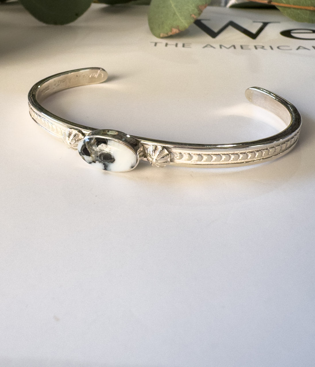 June Delgarito White Buffalo Cuff