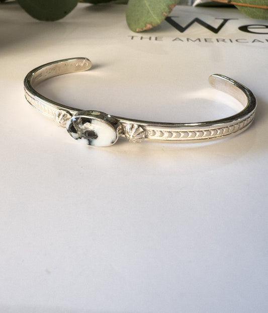 June Delgarito White Buffalo Cuff