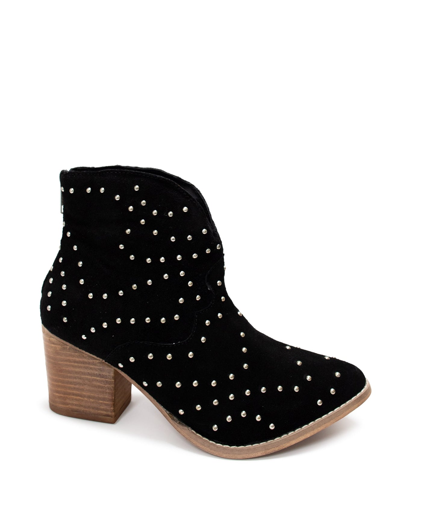 Naughty Monkey Twilight Studded Ankle Boot in Black