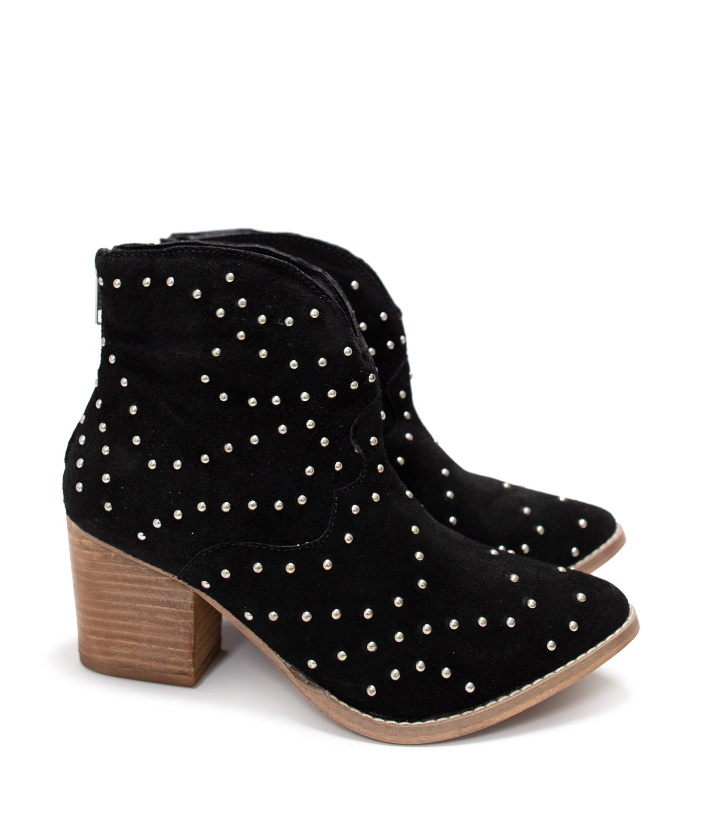 Naughty Monkey Twilight Studded Ankle Boot in Black