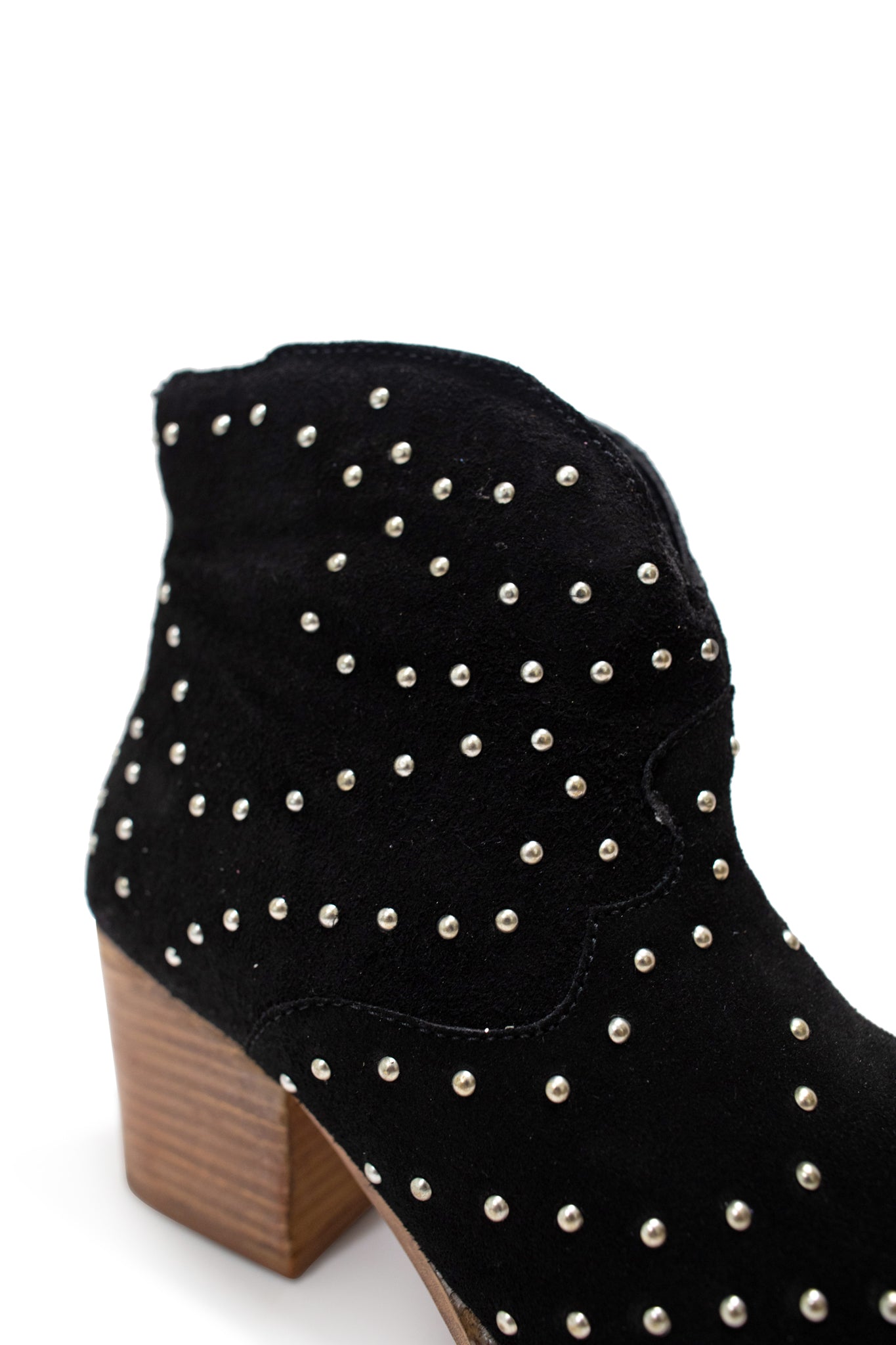 Naughty Monkey Twilight Studded Ankle Boot in Black