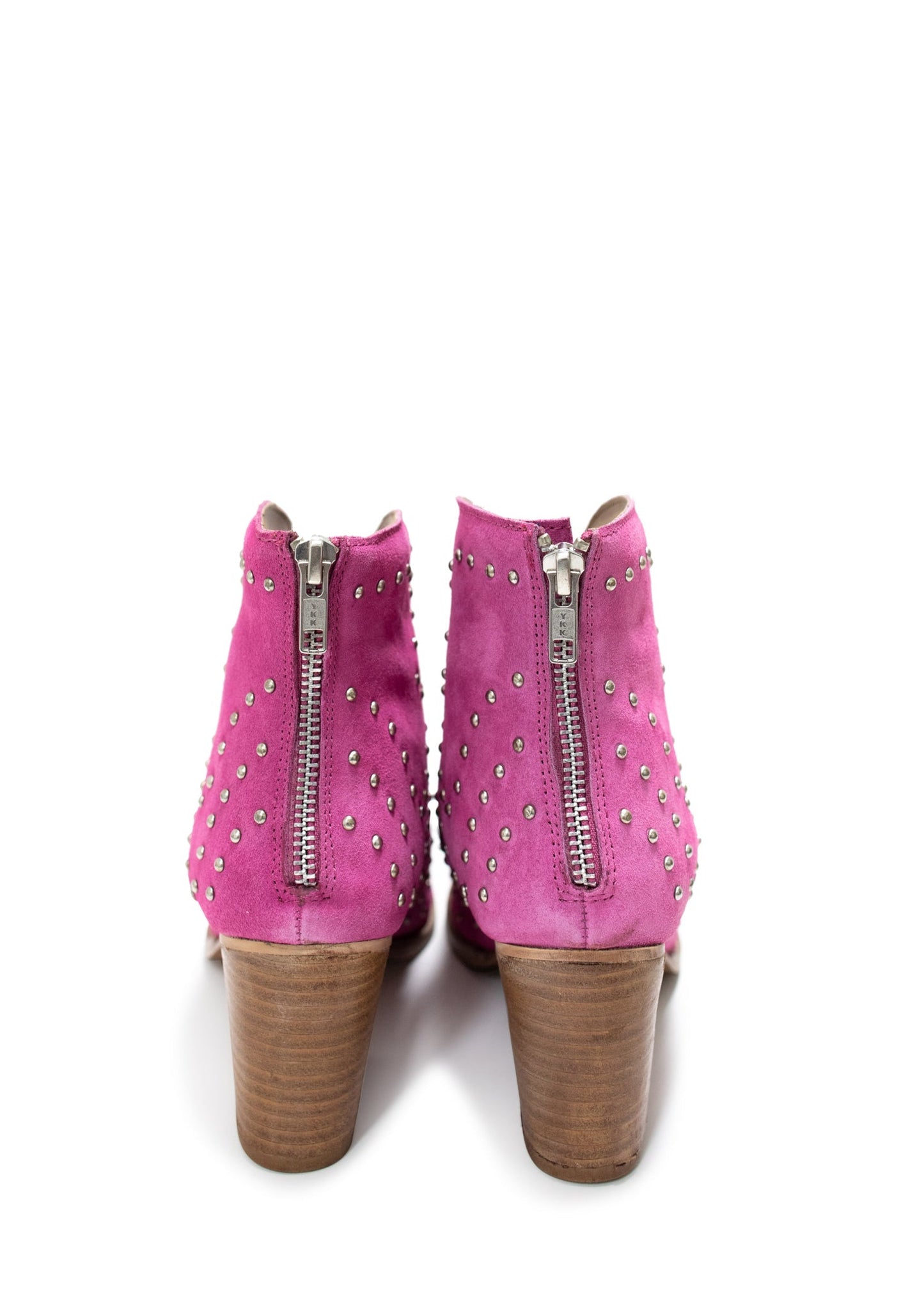 Naughty Monkey Twilight Studded Ankle Boot in Magenta