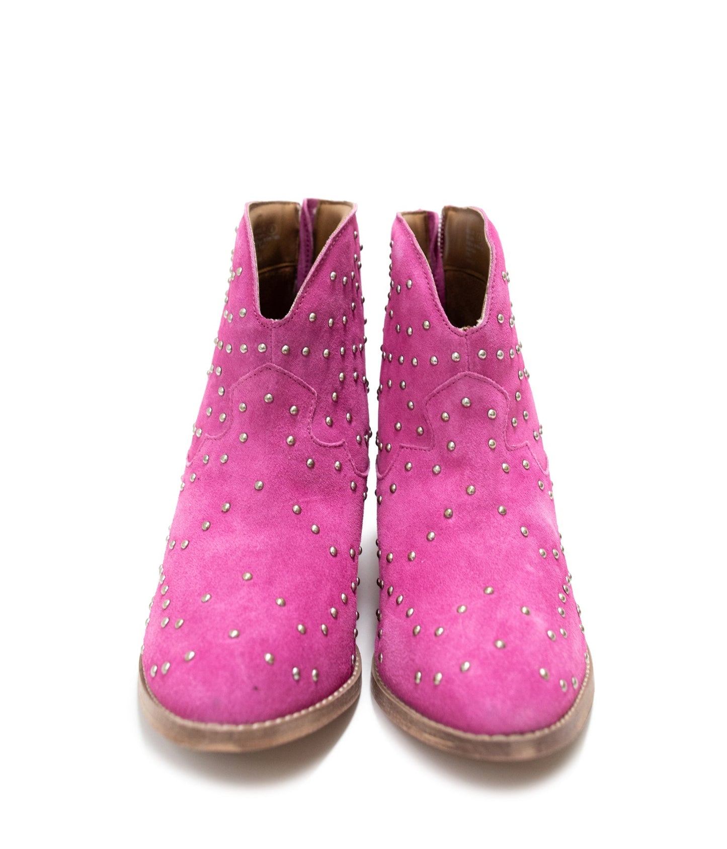 Naughty Monkey Twilight Studded Ankle Boot in Magenta