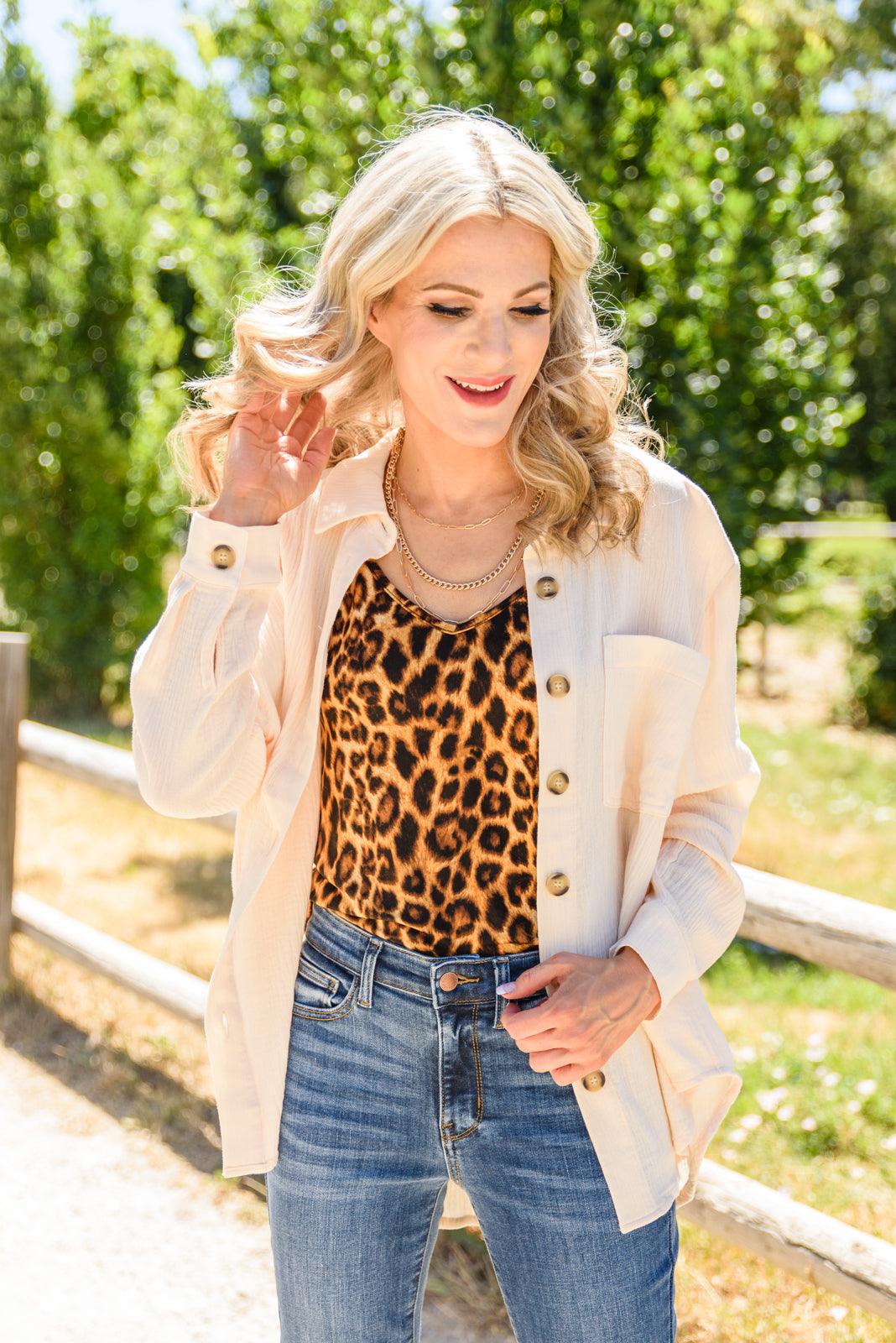 Want The Best Button Up Top - The Fiery Jasmine