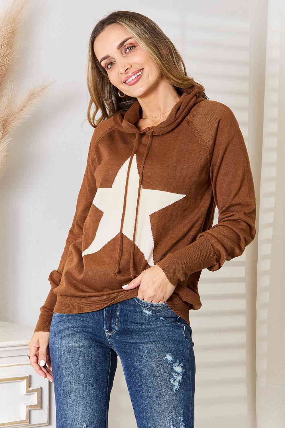 Heimish Star Graphic Hooded Sweater