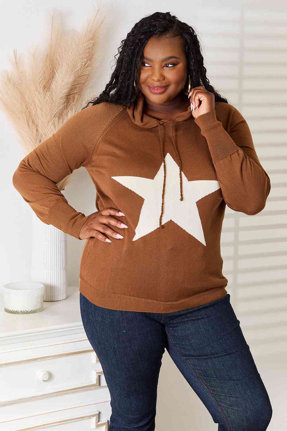 Heimish Star Graphic Hooded Sweater