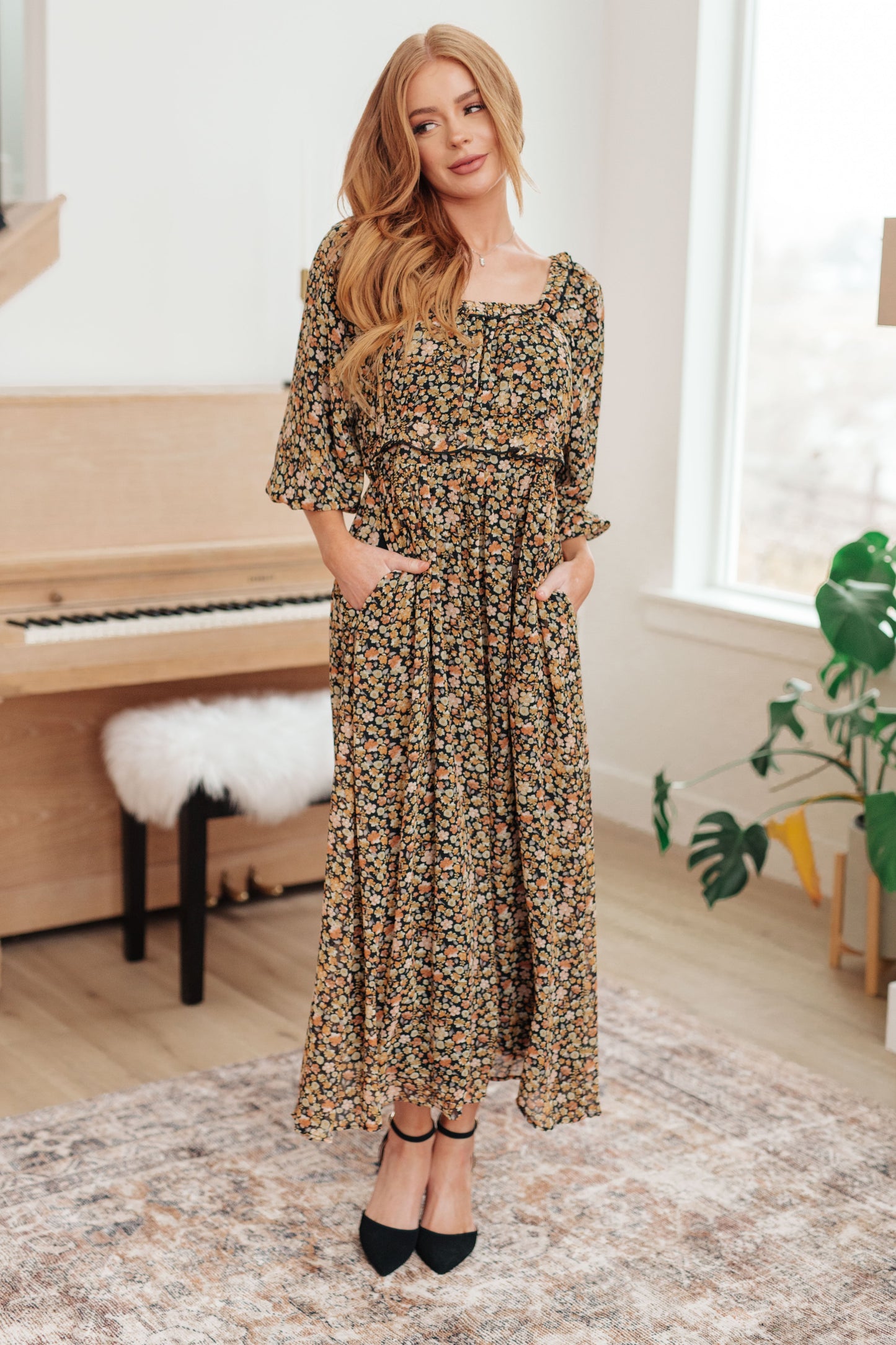 Ever So Slightly Floral Maxi Dress