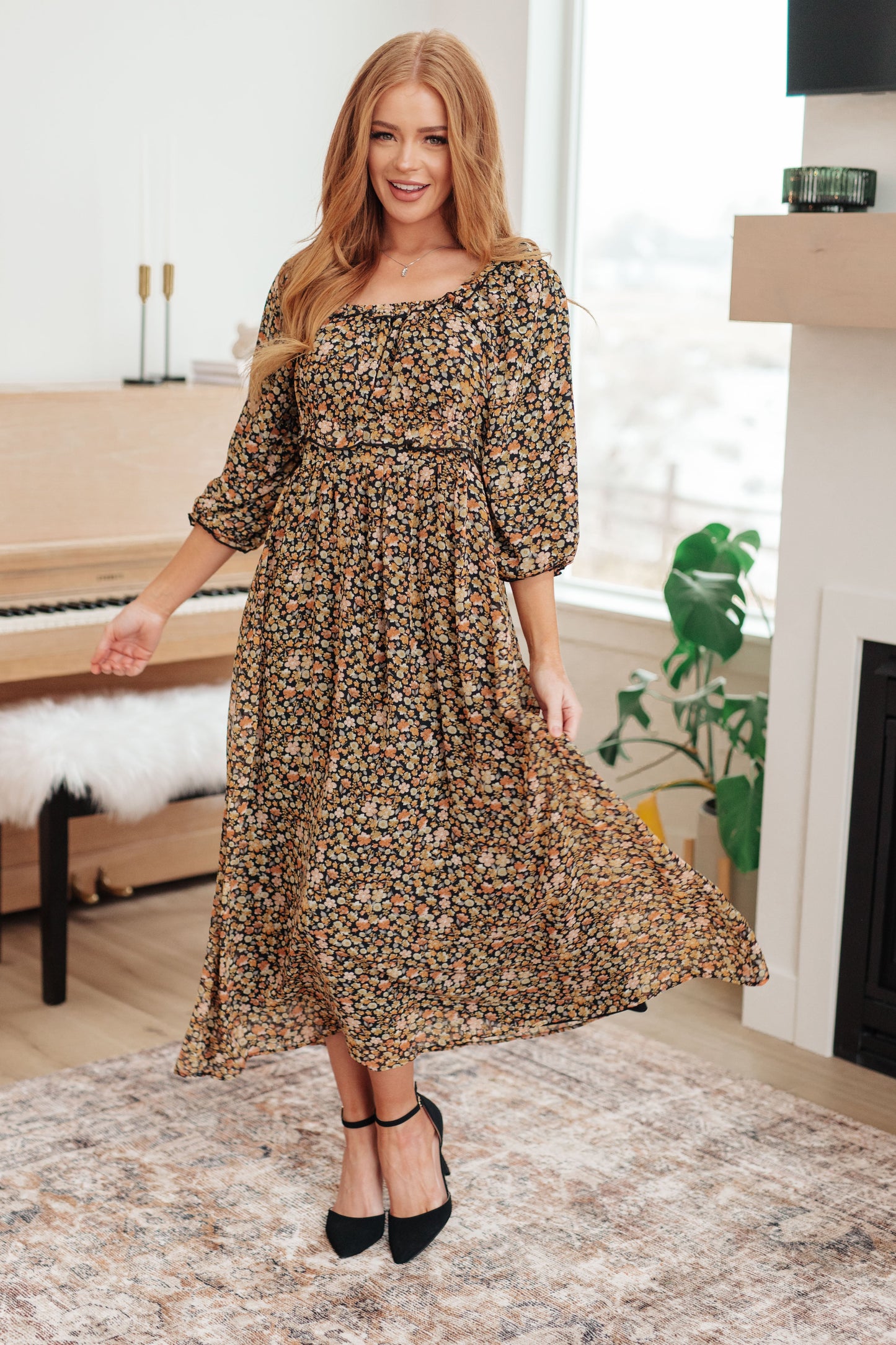 Ever So Slightly Floral Maxi Dress