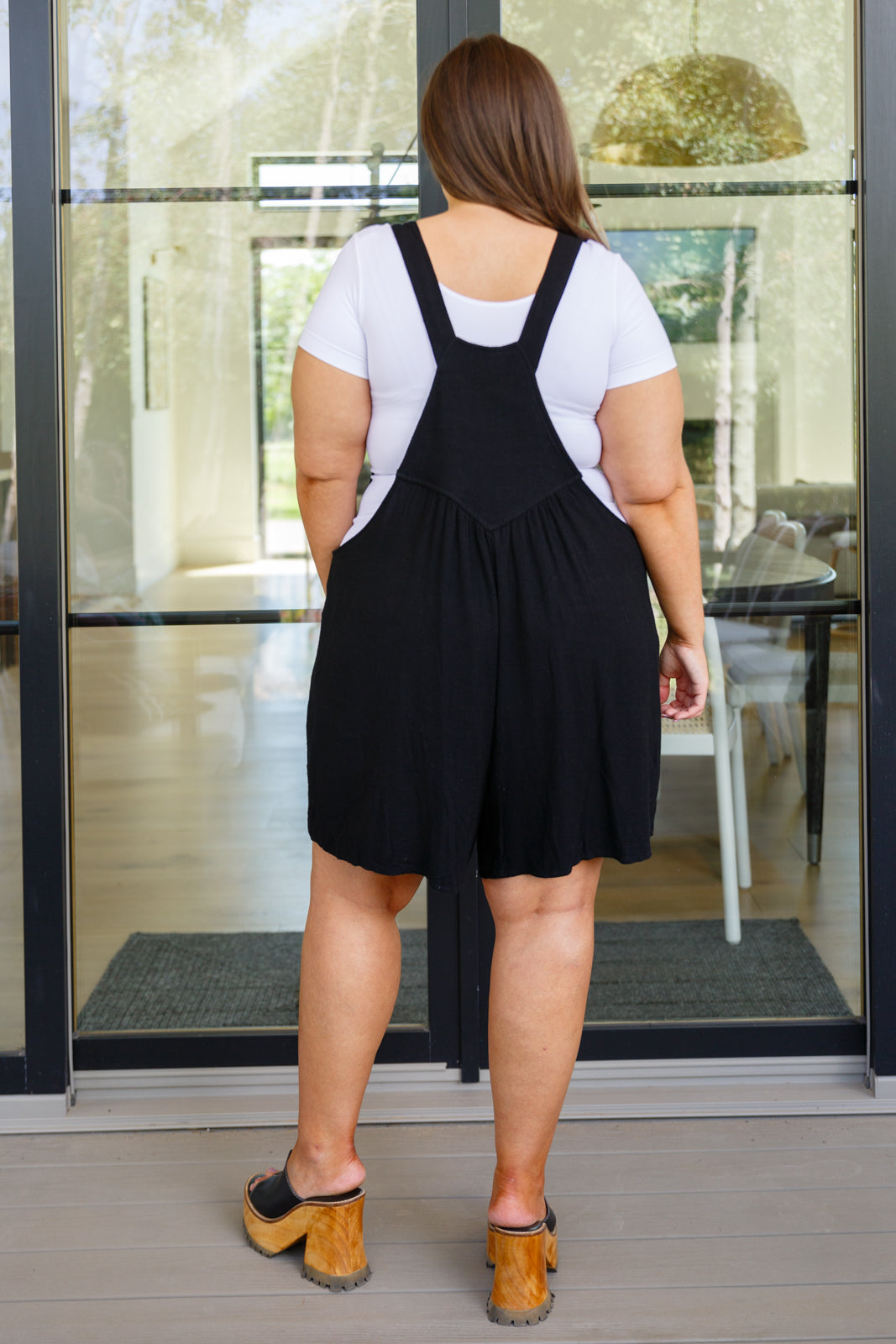 Jodifl I Want You Back Linen Blend Shortalls in Black The Fiery Jasmine Jodifl I Want You Back Linen Blend Shortalls in Black The Fiery Jasmine