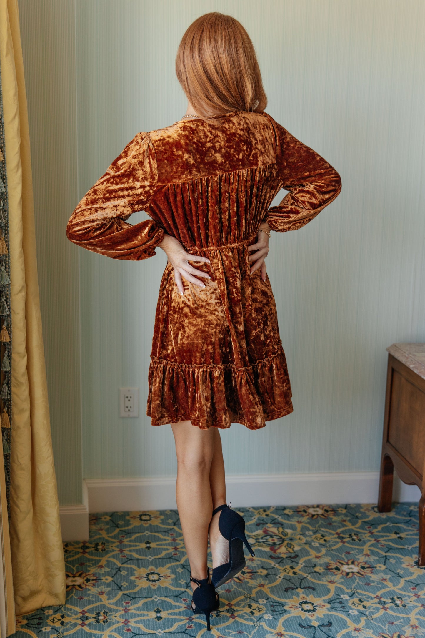 Jodifl Magnificent Muse Velvet Dress