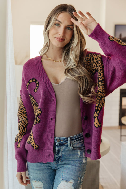 BiBi On the Prowl Tiger Cardigan