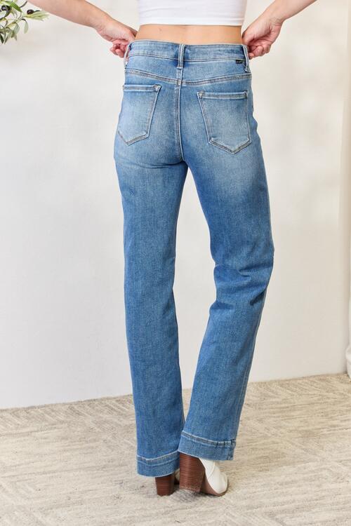 RISEN High Waist Straight Jeans